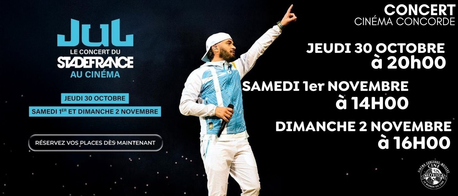 Jul, le concert du stade de France au cinéma