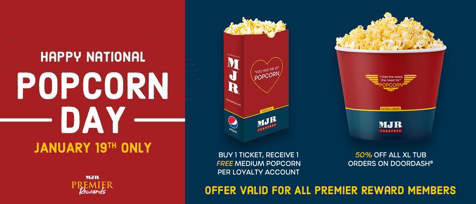 National Popcorn Day Loyalty Member Offer