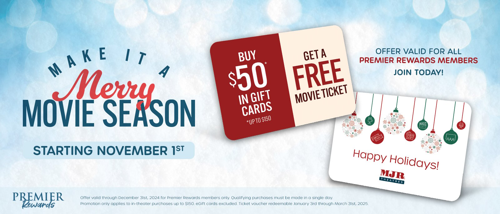 Holiday Gift Card Promo