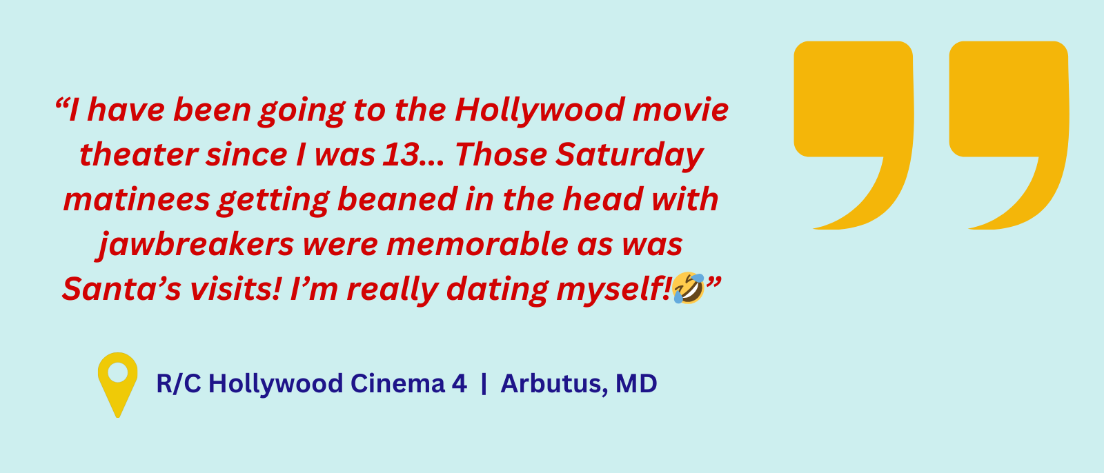 Hollywood Testimonial