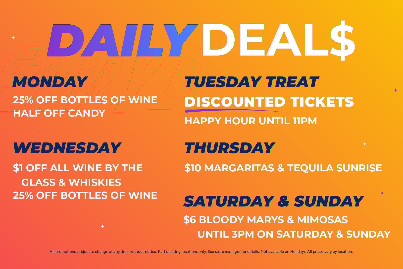 Daily Deals