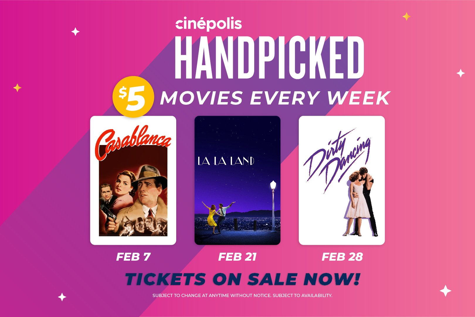 $5 Romantic Movies this February