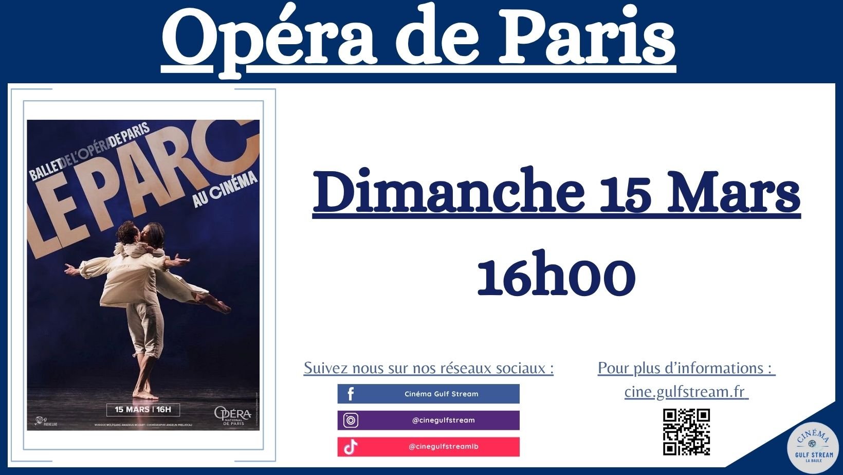 Opéra de Paris : LE PARC