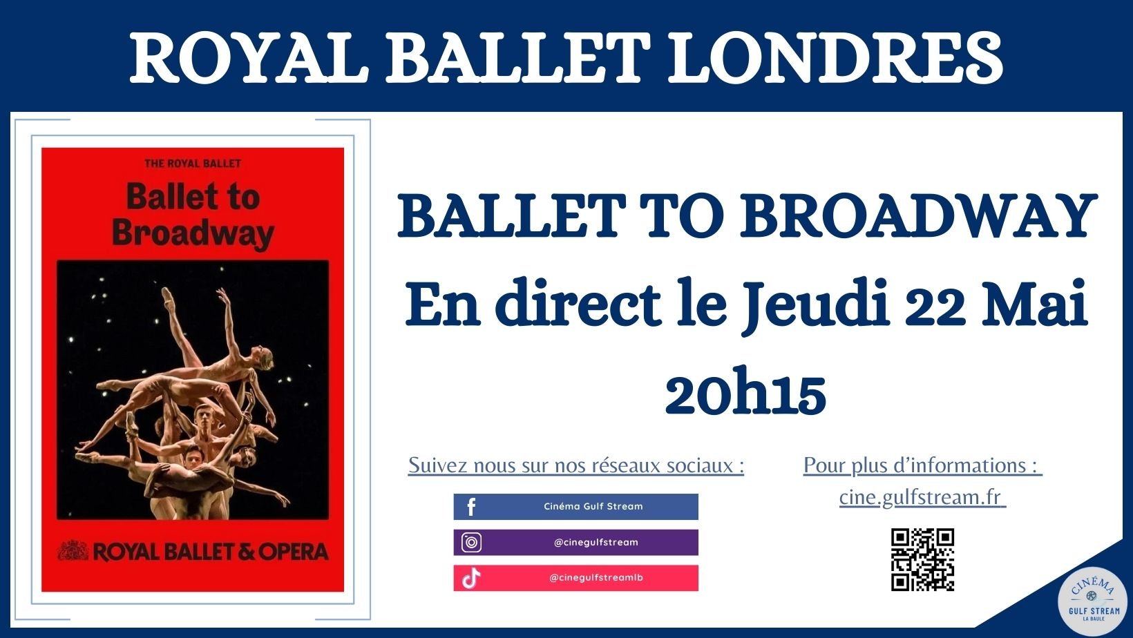 ROYAL BALLET LONDRES : BALLET TO BROADWAY 