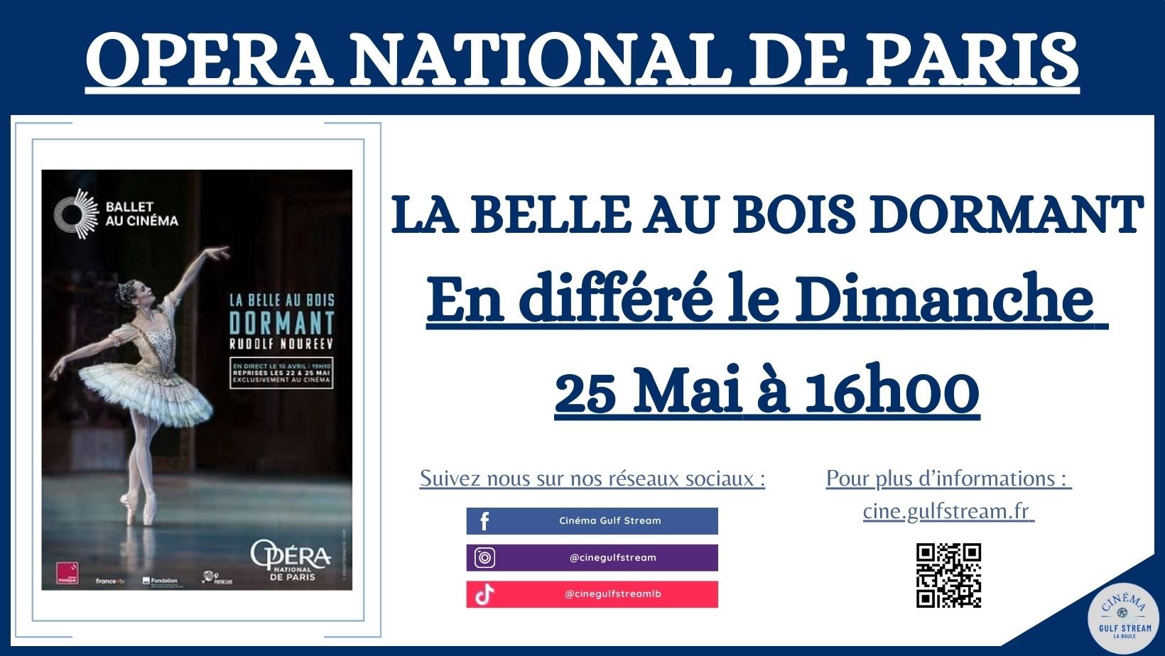 OPERA DE PARIS : LA BELLE AU BOIS DORMANT 