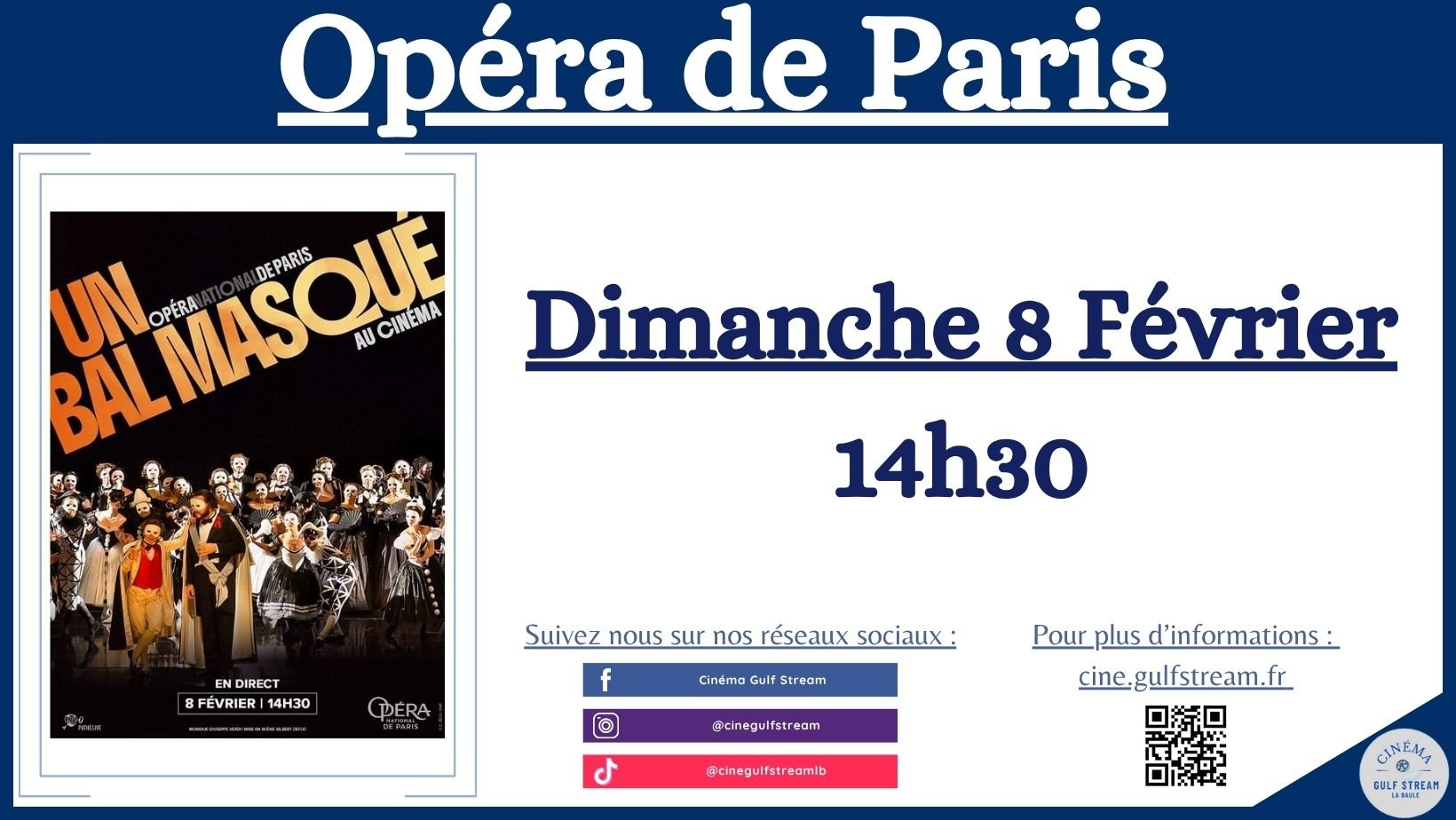 Opéra de Paris : UN BAL MASQUE