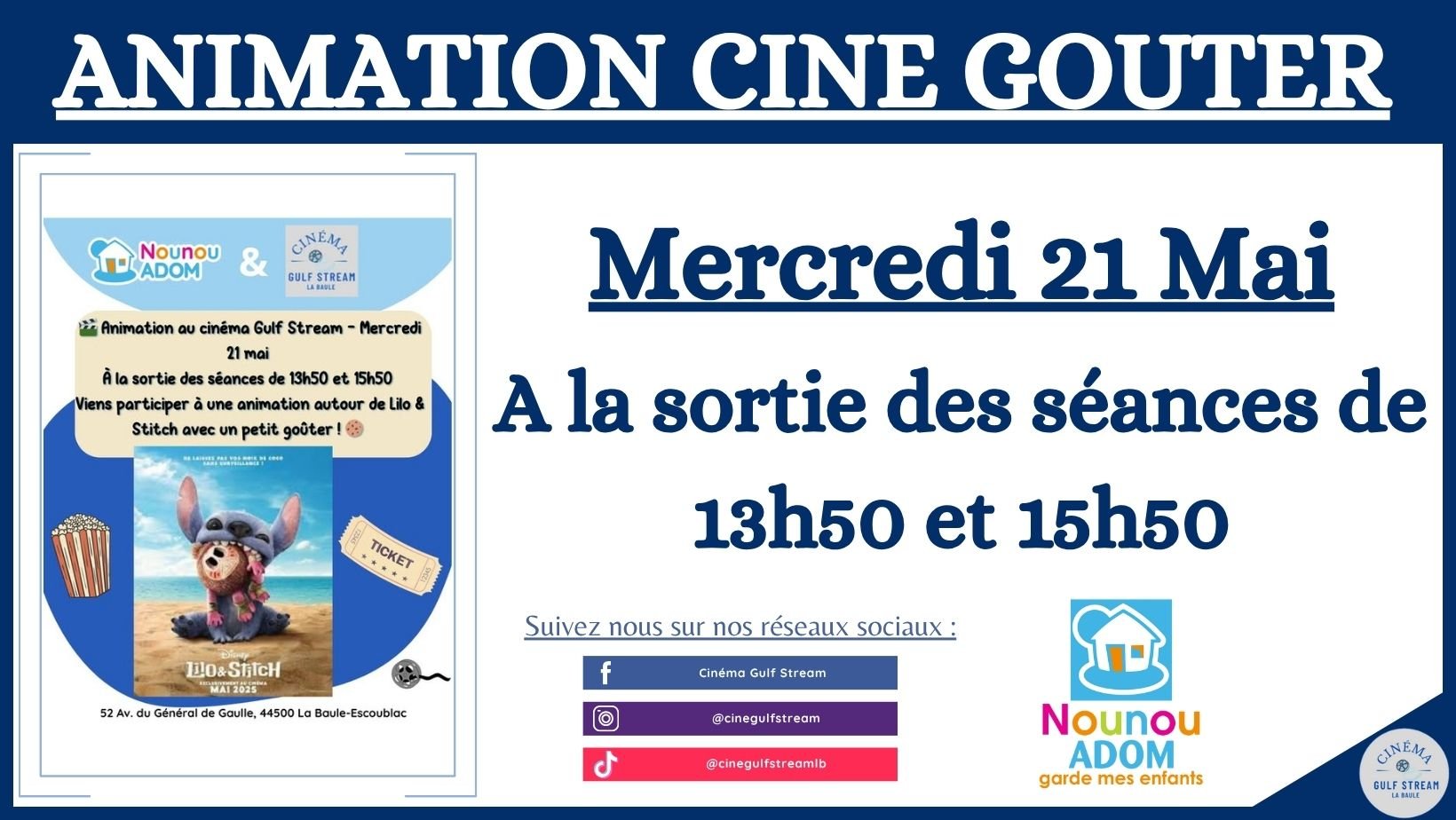 Animation et goûter autour de  LILO ET STITCH 