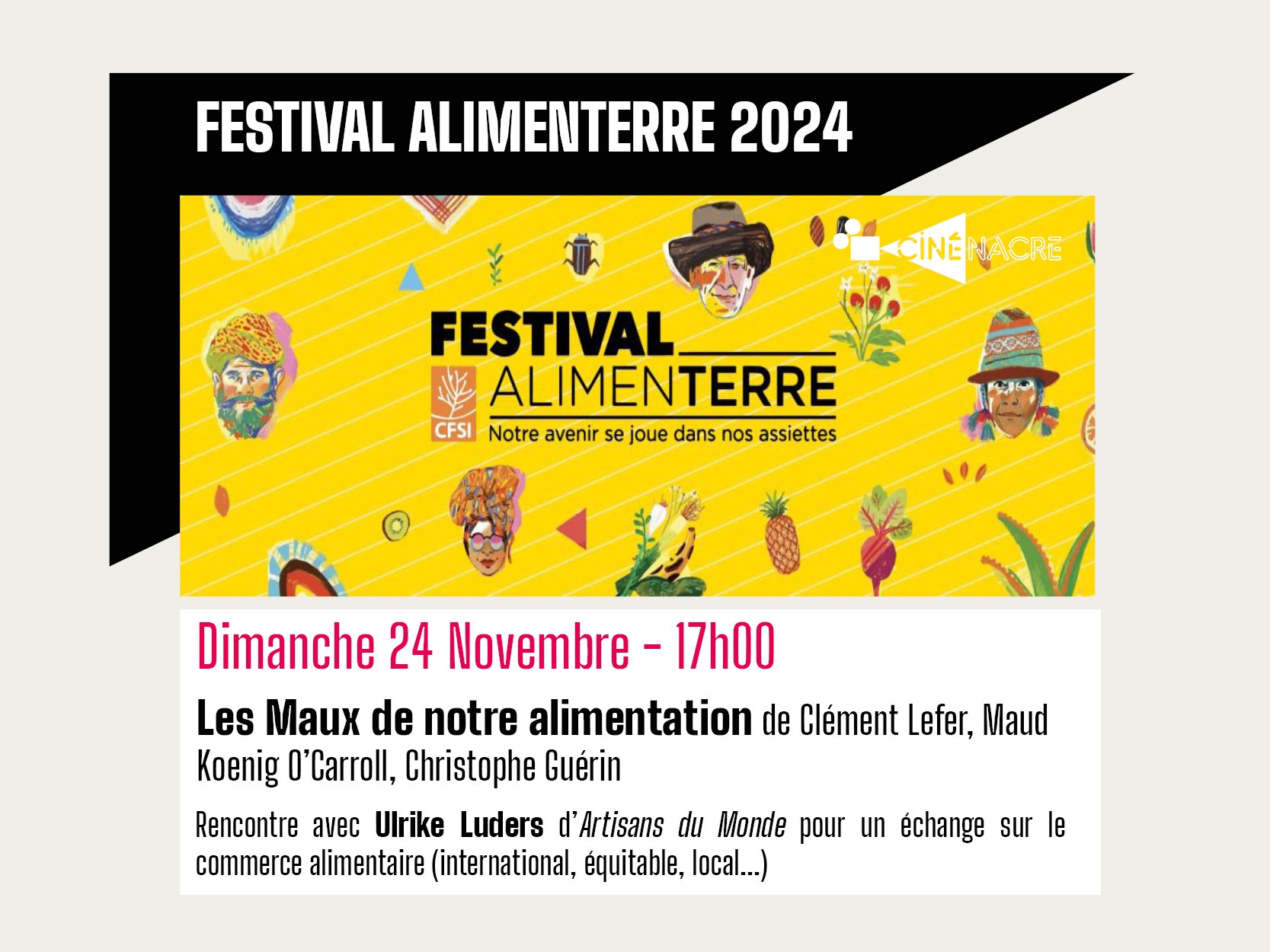 Les Maux de notre alimentation - Festival Alimenterre