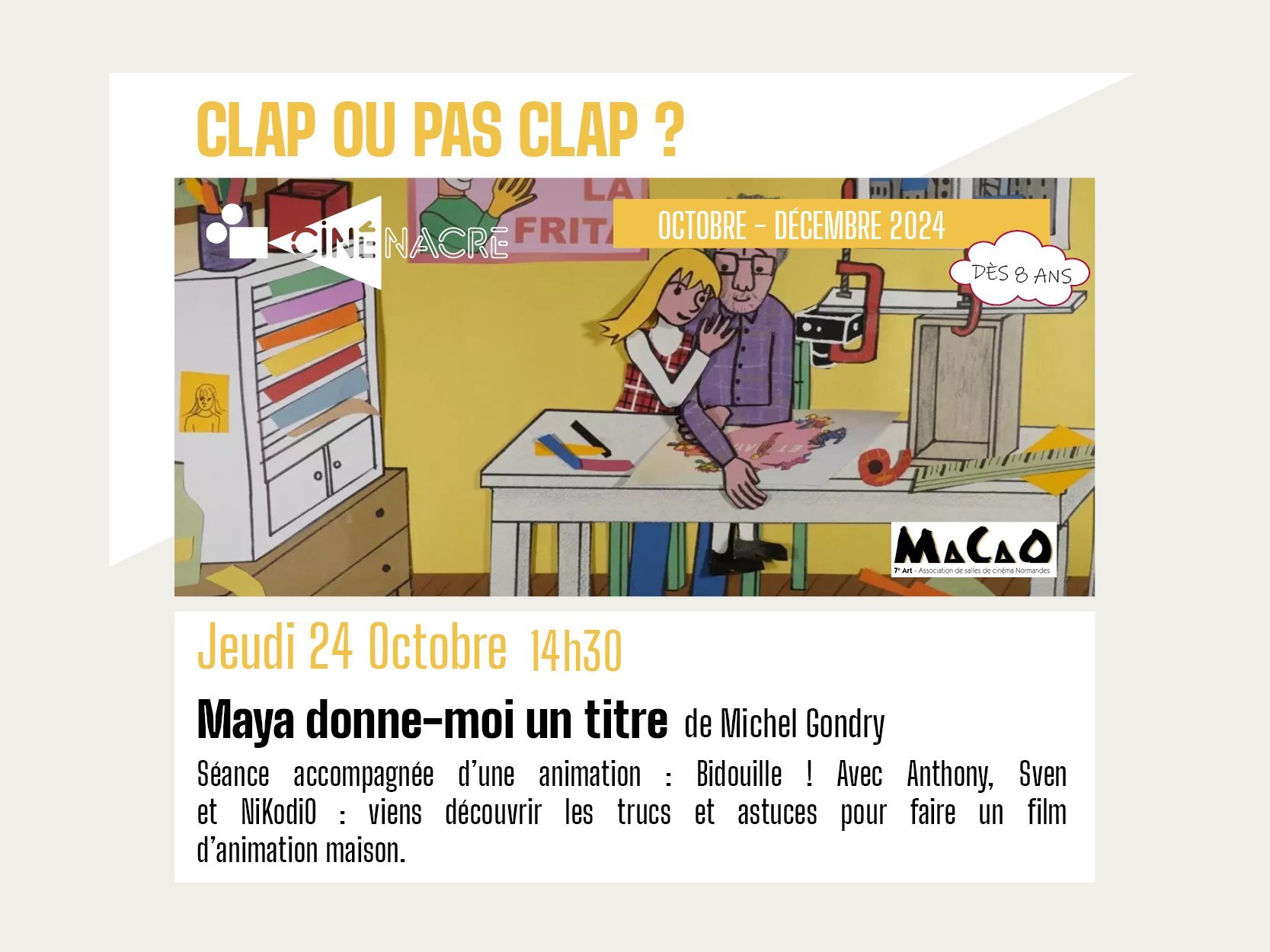 Maya, donne-moi un titre - Clap ou pas Clap ?