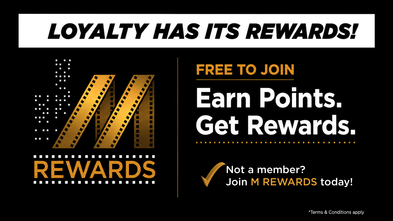 Loyalty Rewards program: Free to join! Earn points, get rewards.