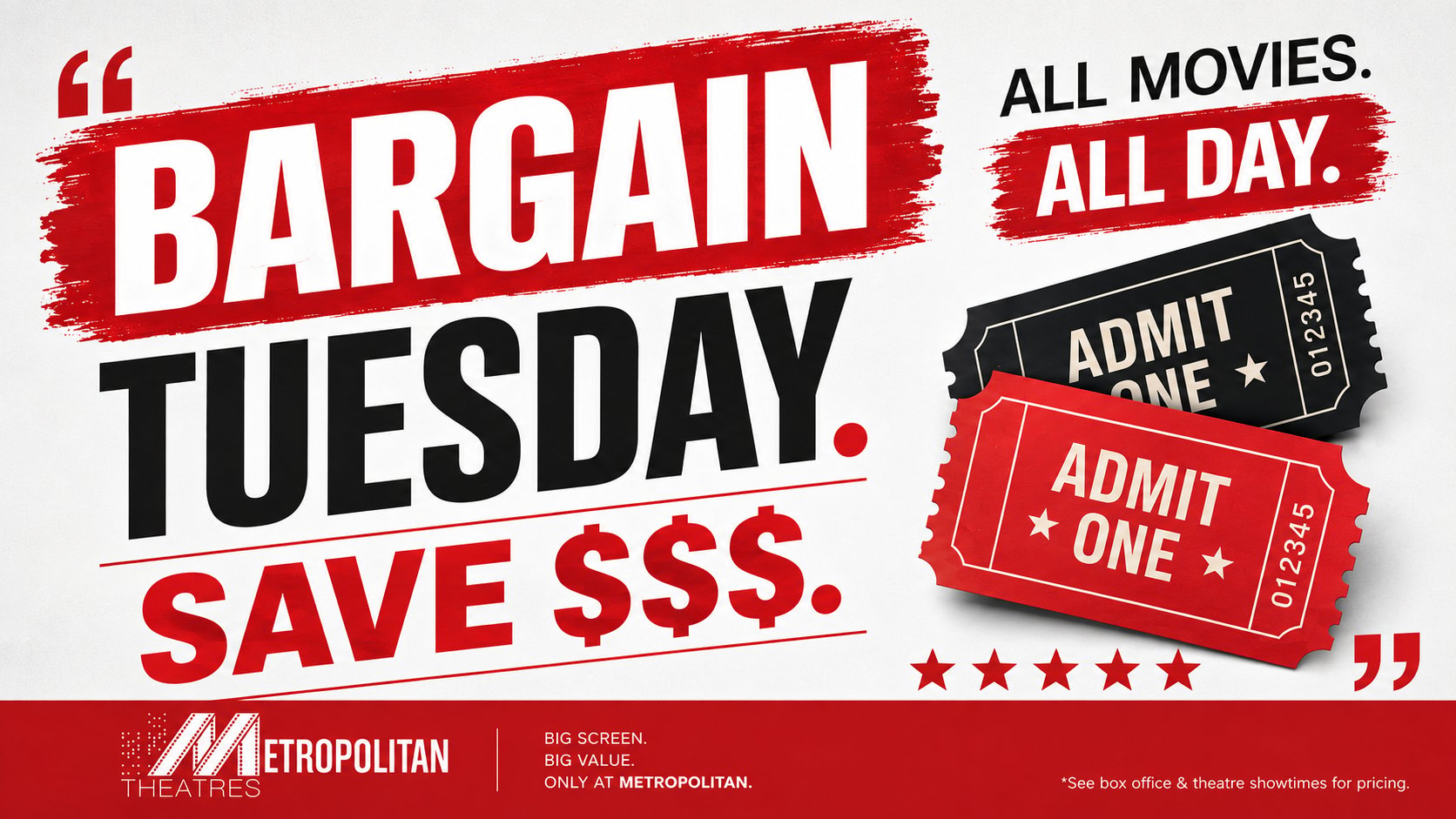 Bargain Tuesday