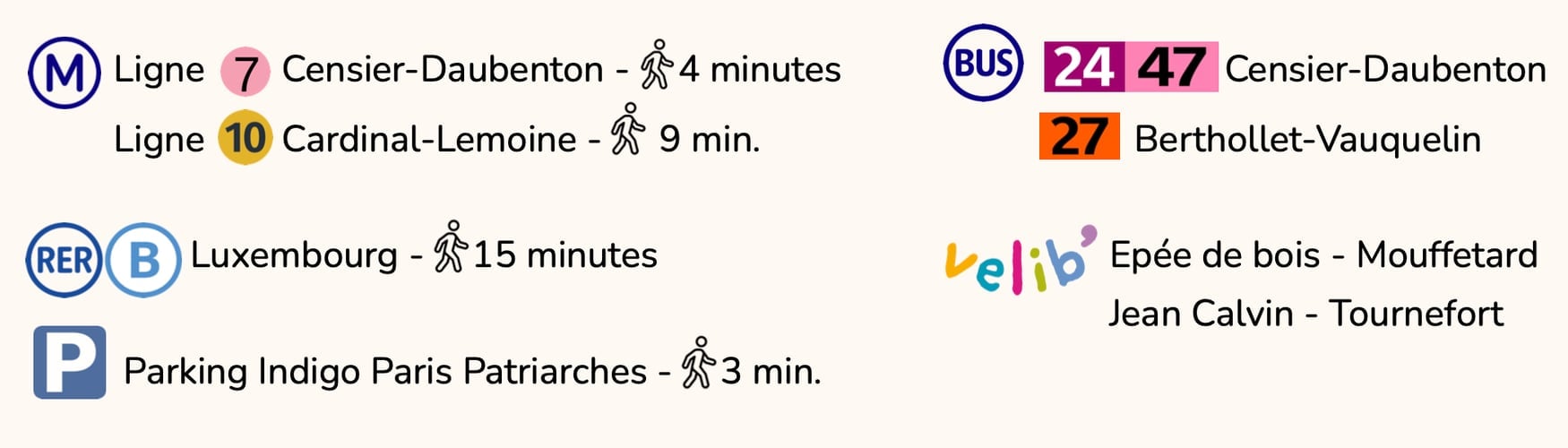 acces transports epee