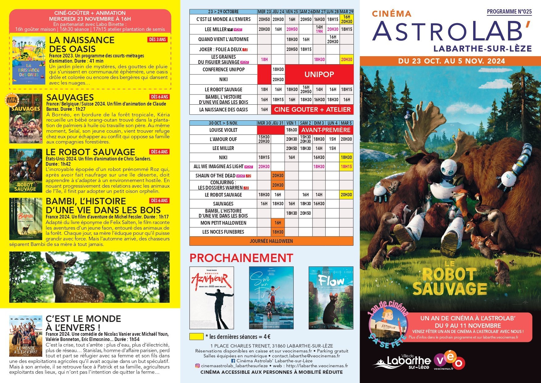 Programme cinéma Astrolab Labarthe page 2