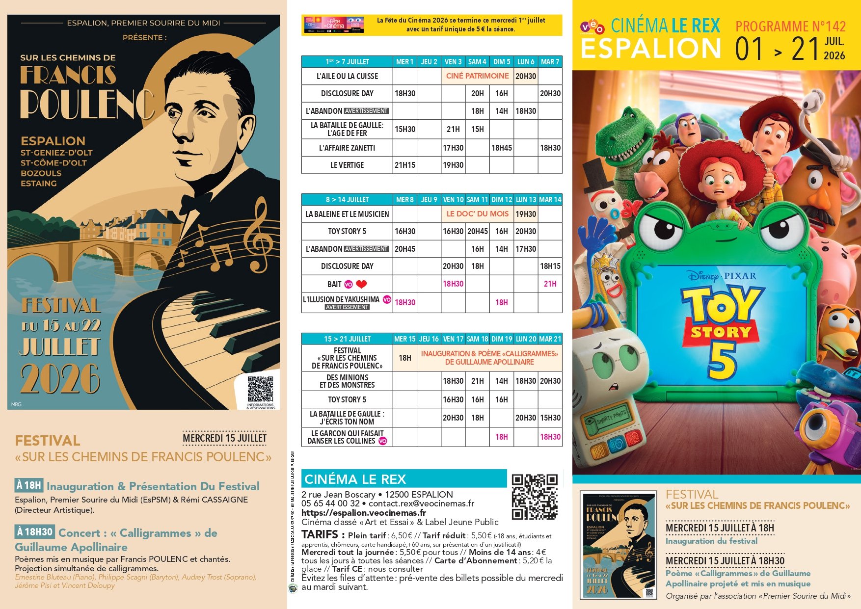 Programme page 2