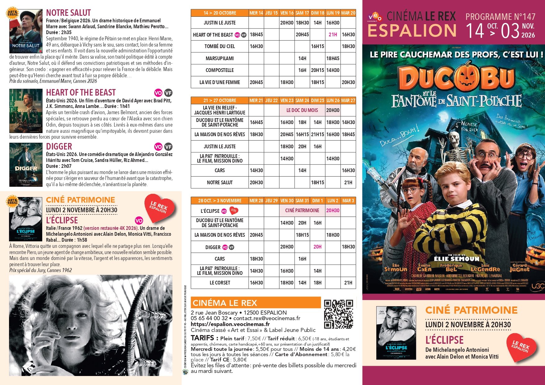 Programme page 2