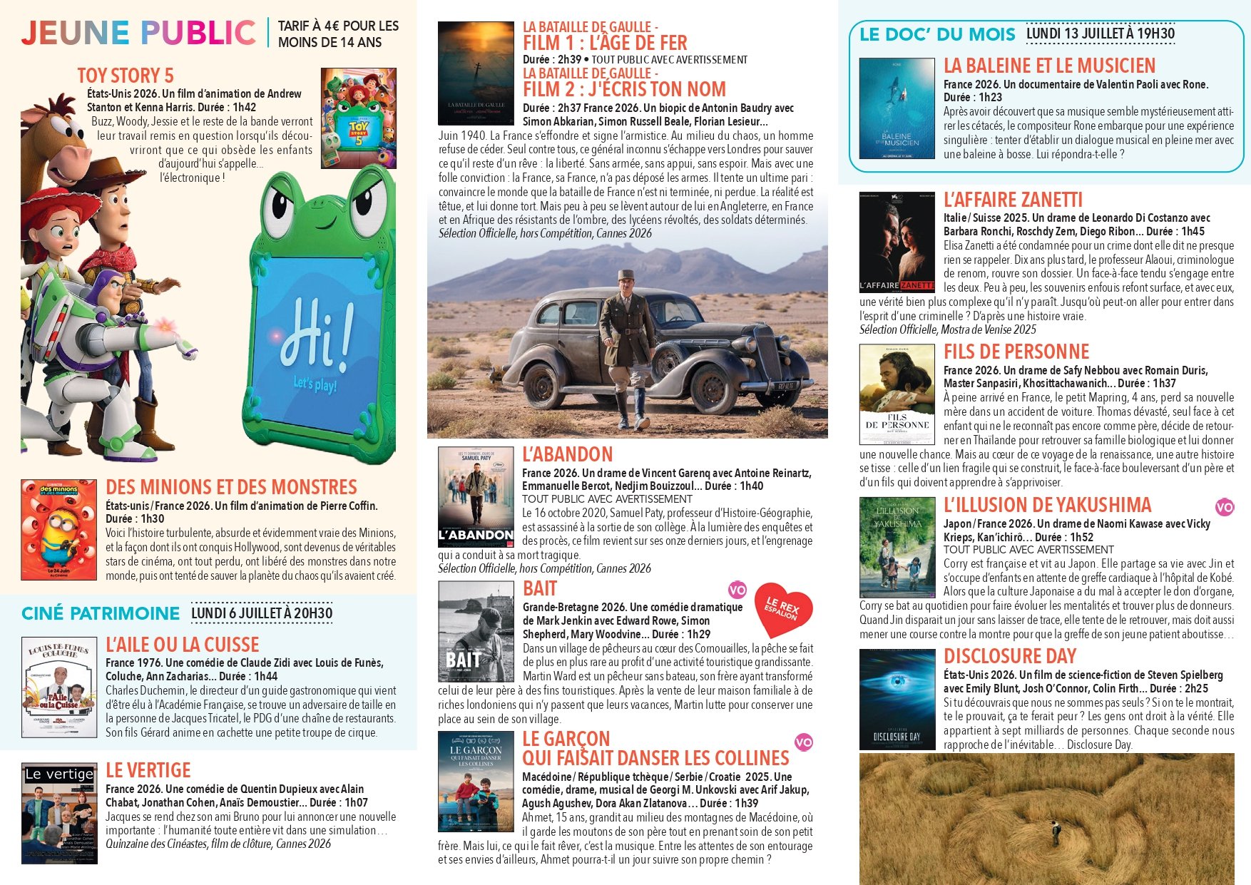 Programme page 1
