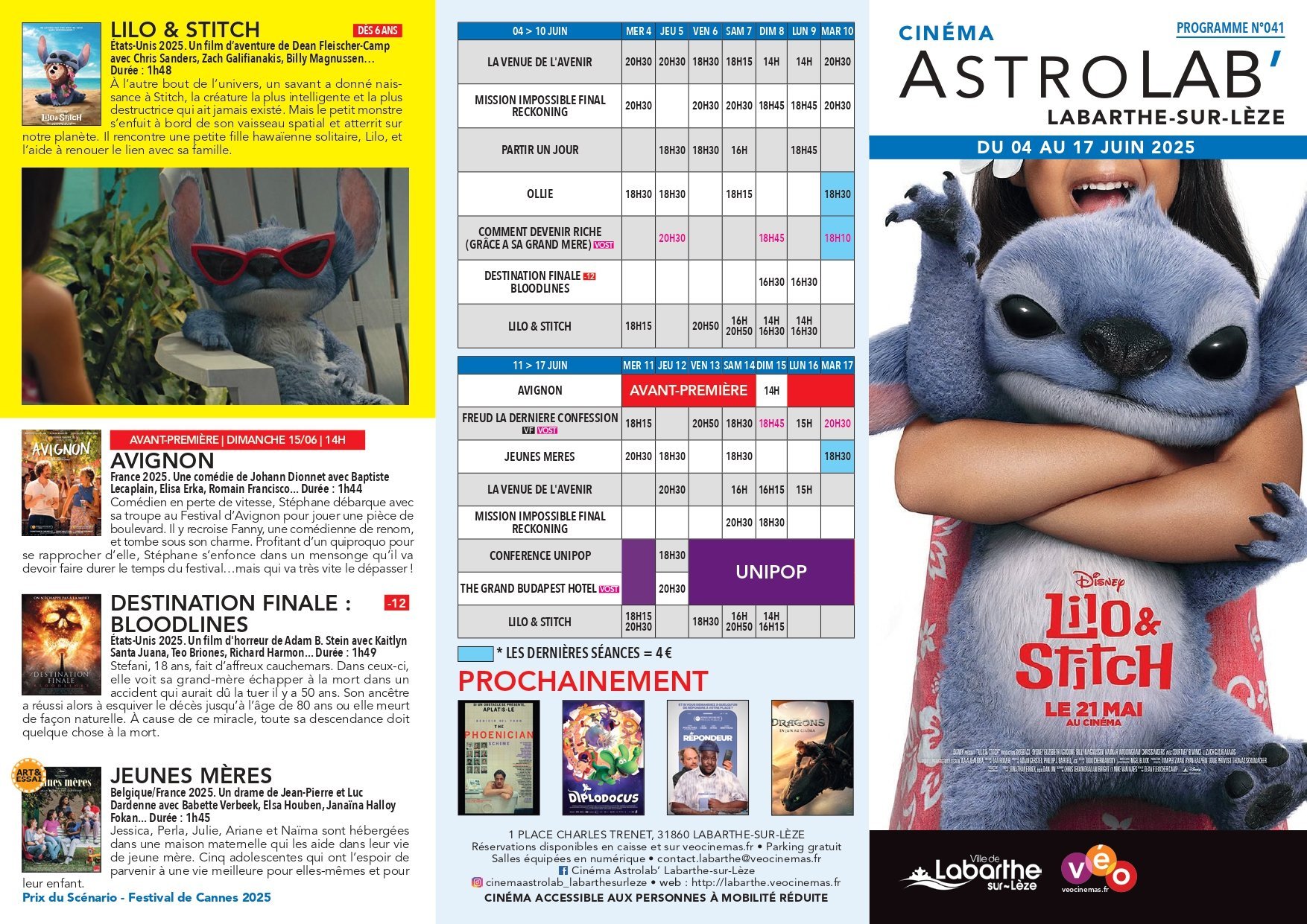 Programme cinéma Astrolab Labarthe page 2