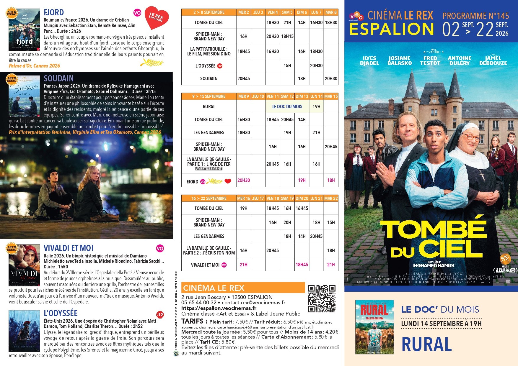 Programme page 2