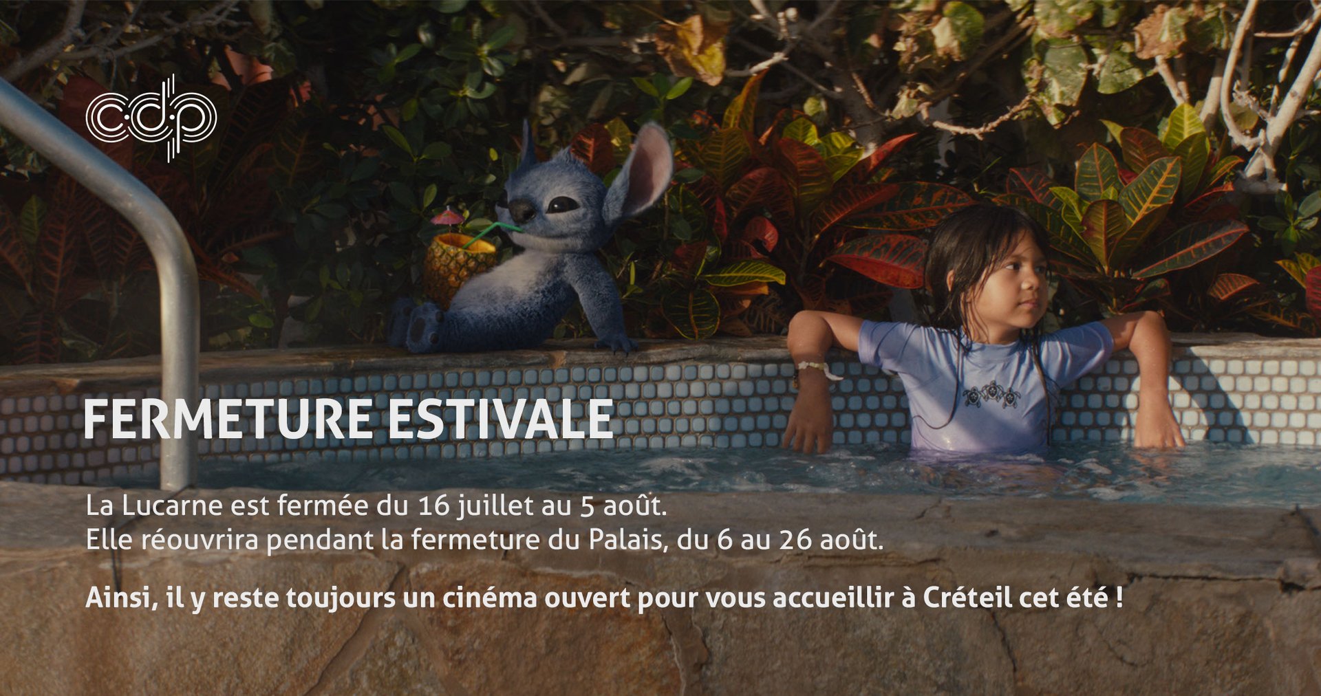 Fermeture estivale de la Lucarne du 16 juillet au 5 août 2025