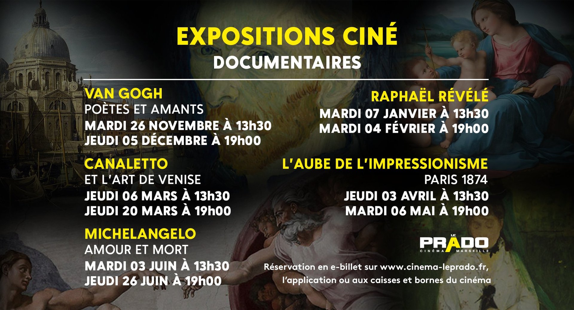 Liste expositions ciné