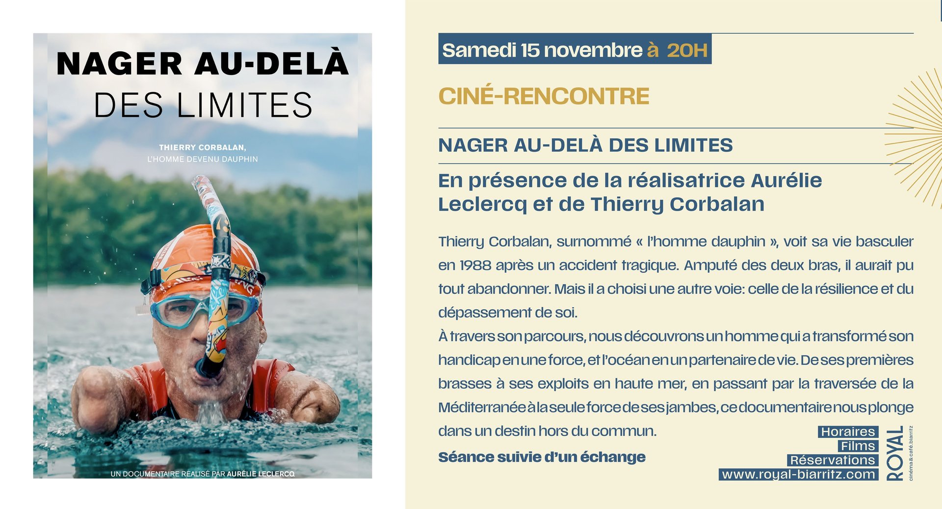 nager au dela des limites