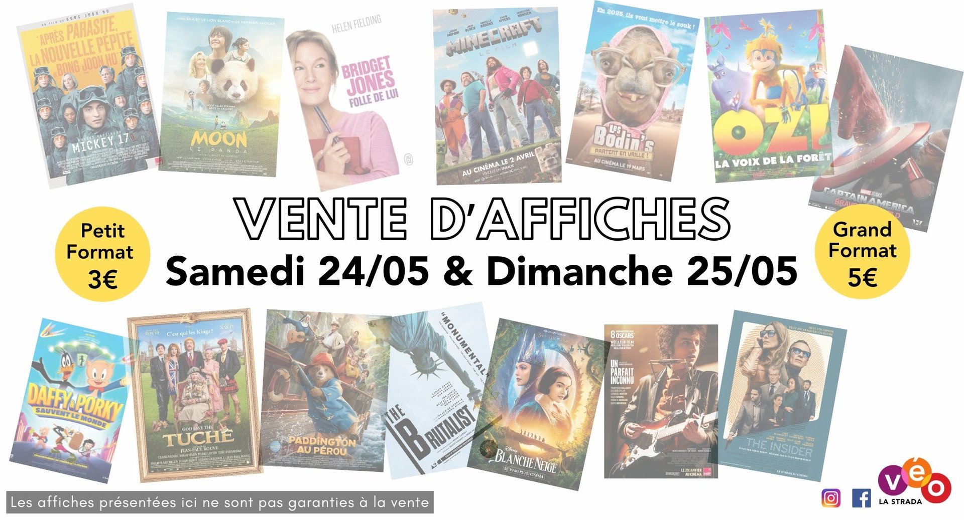 Vente Affiches Mai 2025