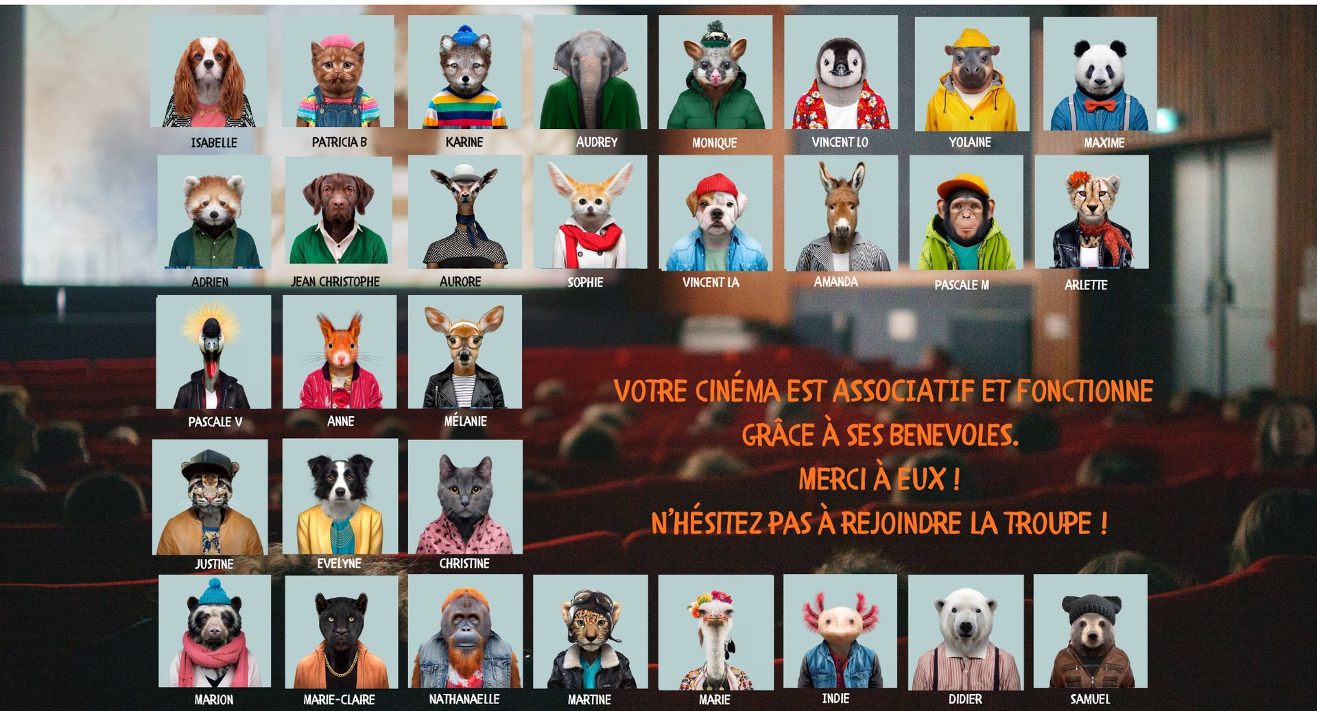 bénévoles vog