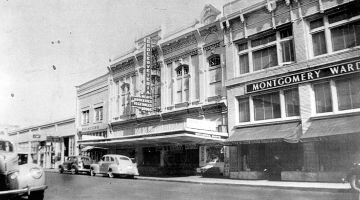 B&W theater image