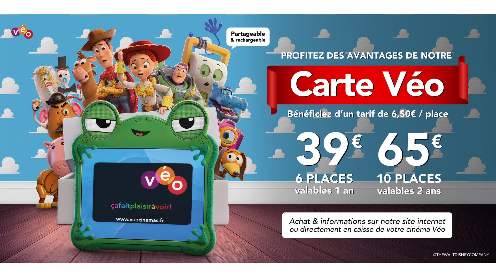 Carte Véo - TOY STORY 