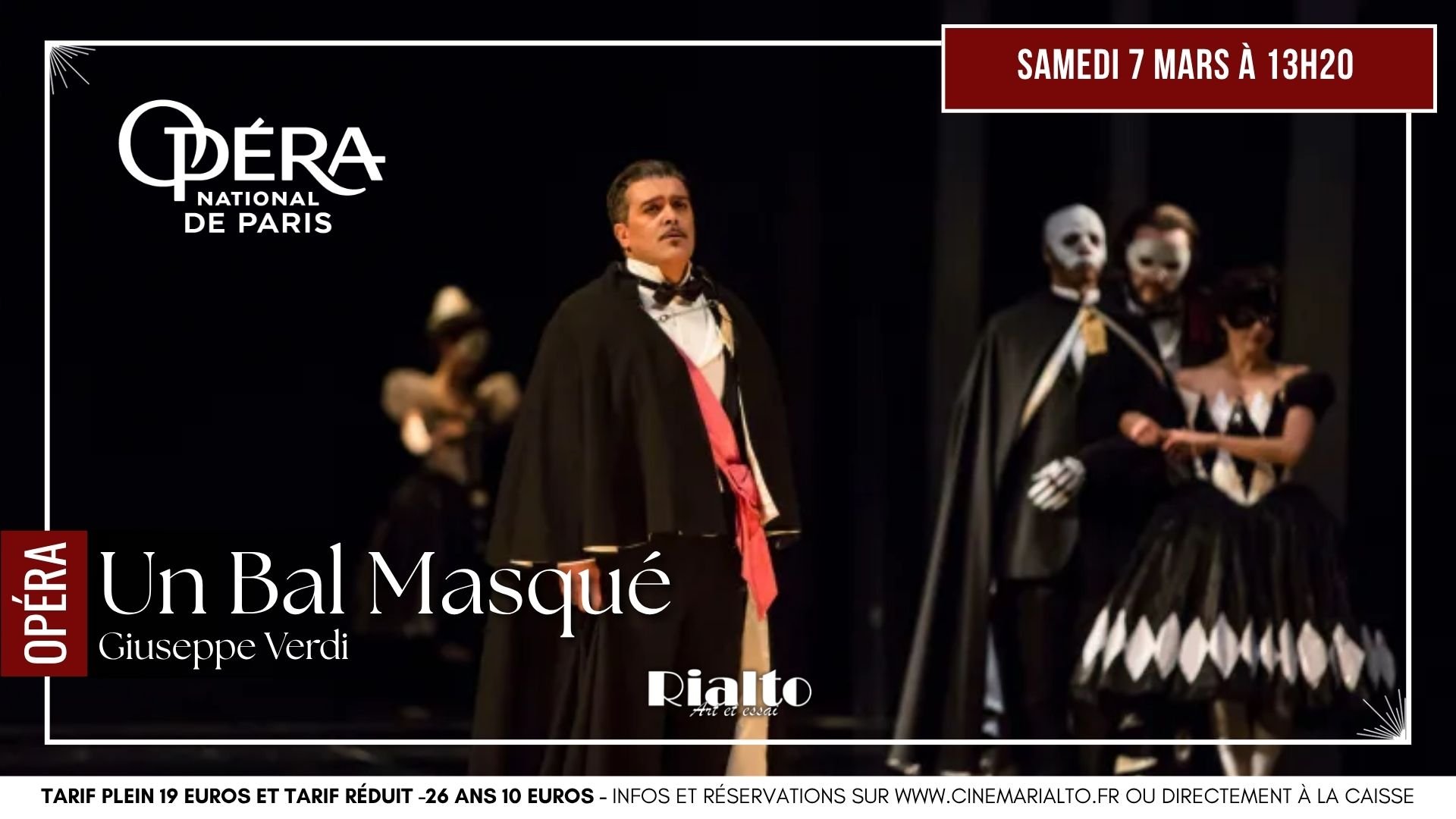 Opéra : Un Bal Masqué de Giuseppe Verdi