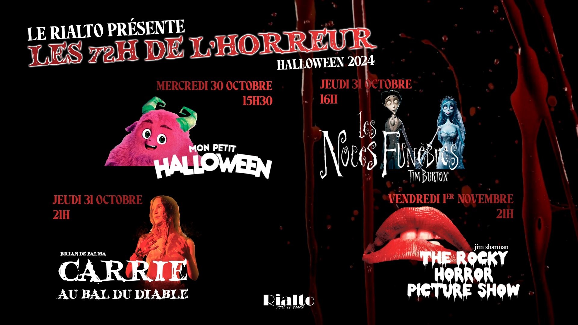 Les 72h de l'horreur - Halloween au Rialto