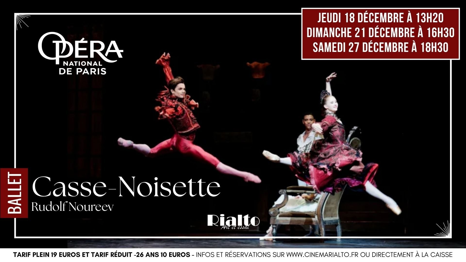 Ballet : Casse-Noisette Rudolf Noureev