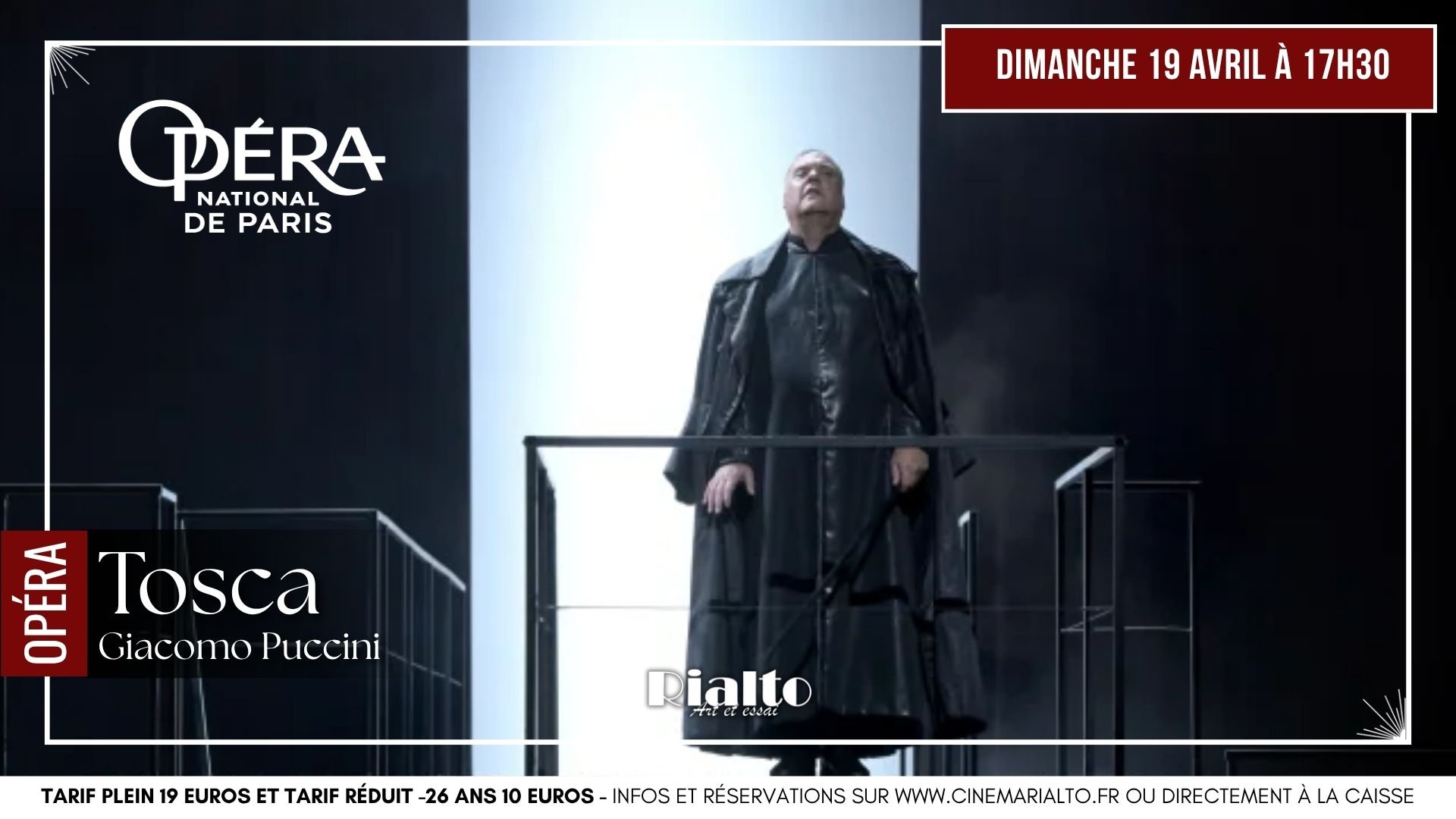 Opéra : Tosca de Giacomo Puccini