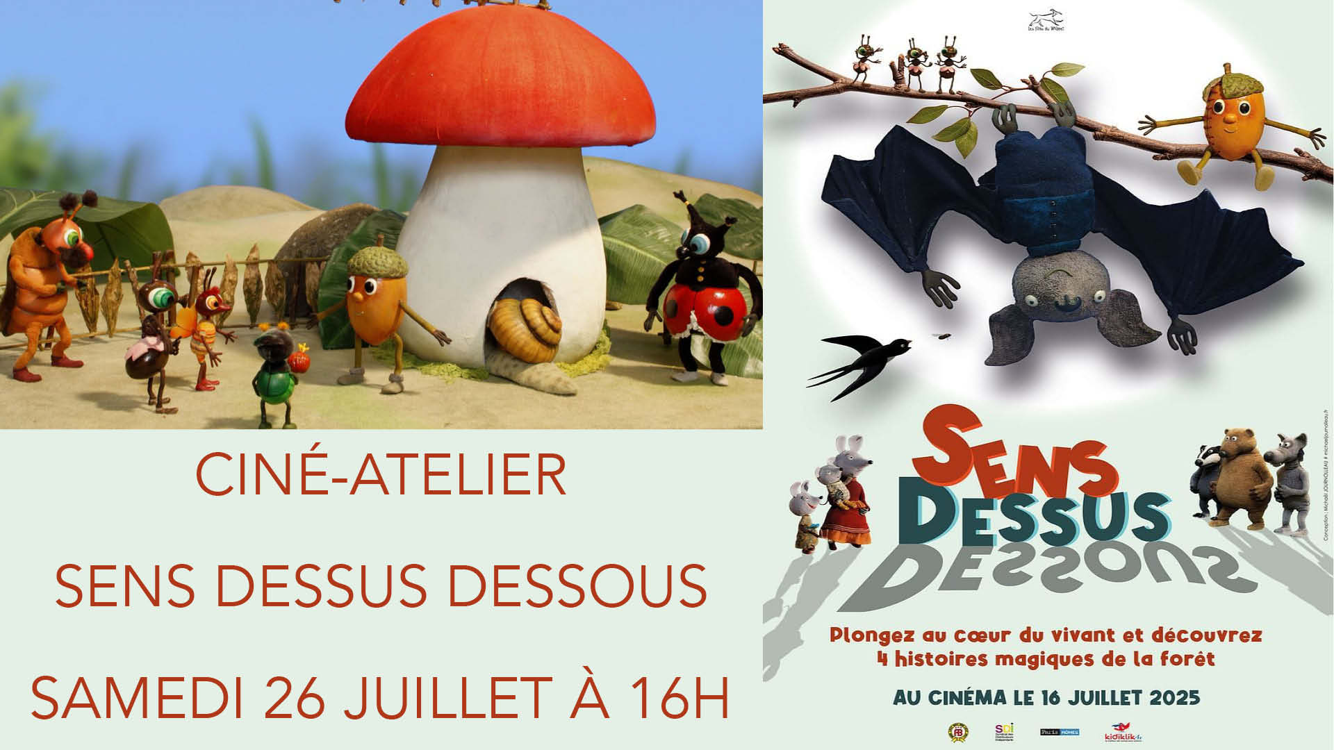 Ciné-atelier : Sens dessus dessous