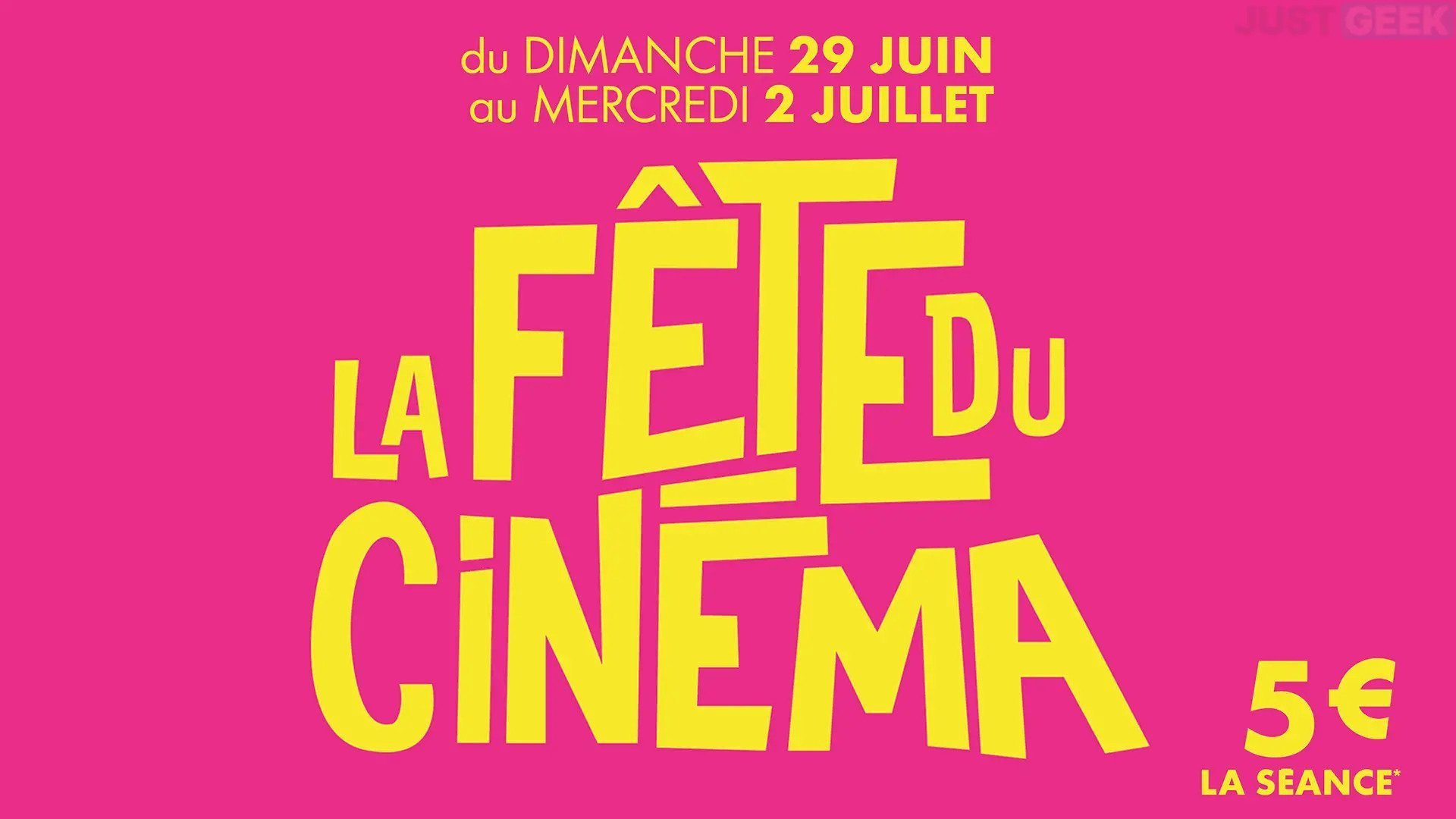 LA FÊTE DU CINÉMA · Du 29 juin au 2 juillet