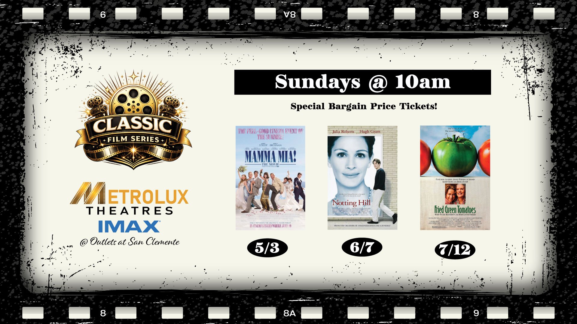 Classic Film Series @ MetroLux Theatres San Clemente