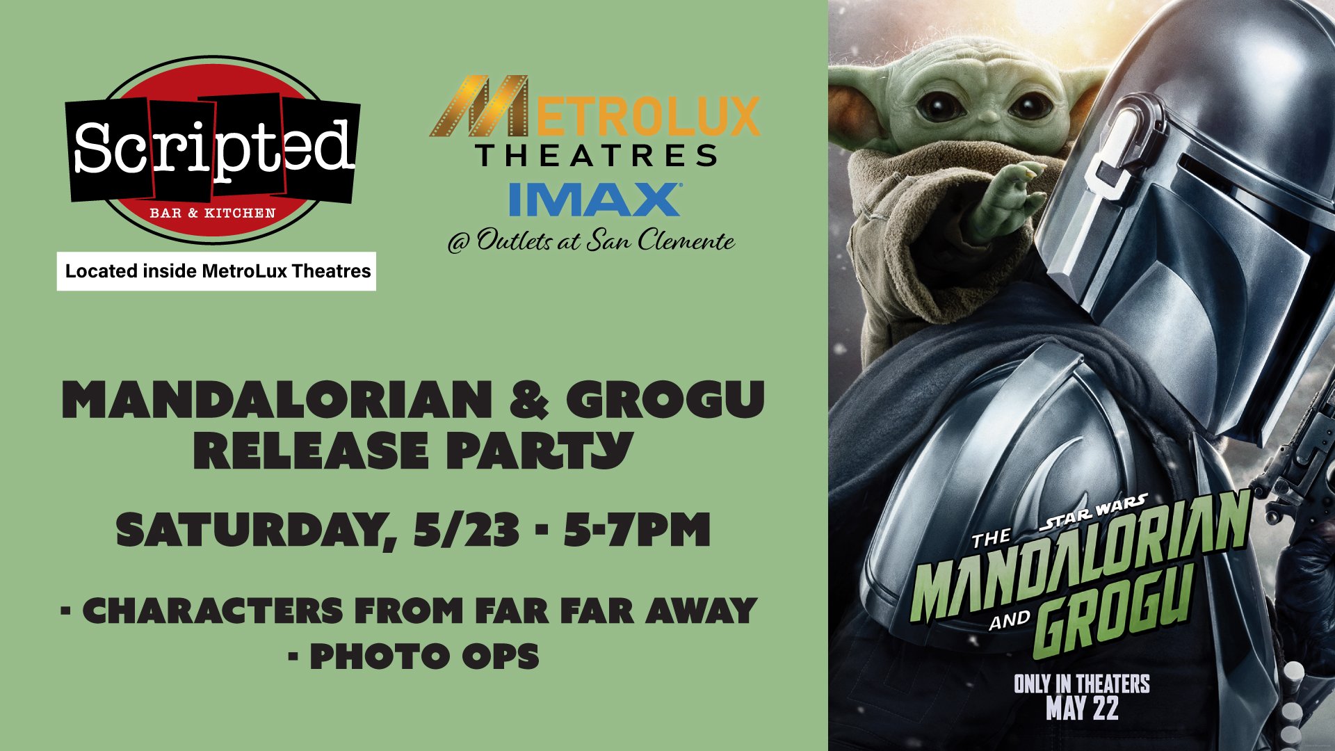 Mandalorian & Grogu Release Party