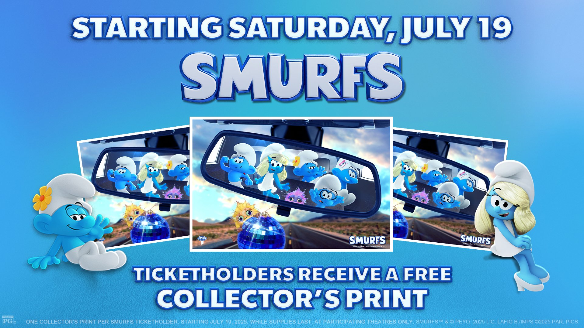 SMURFS' Collector's Prints