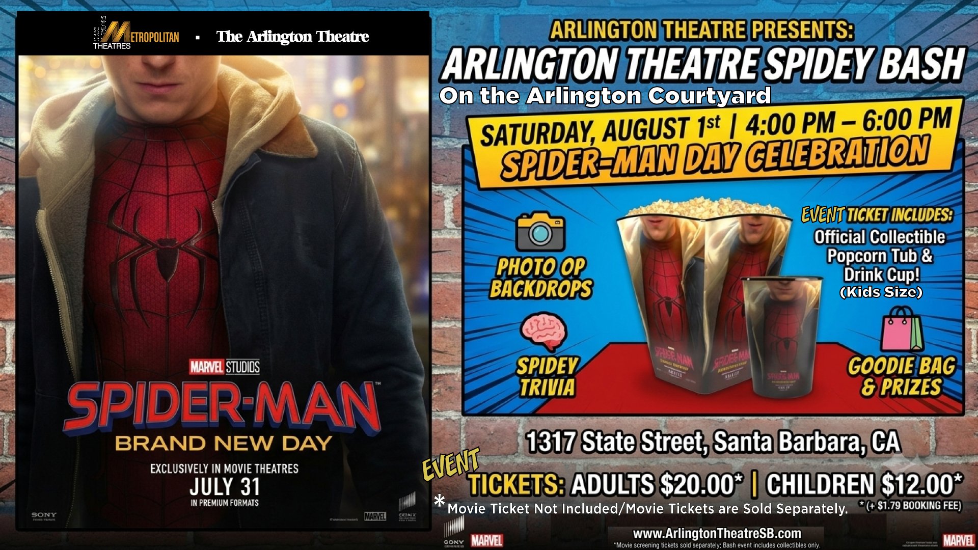 Spidey Bash: Arlington Theatre