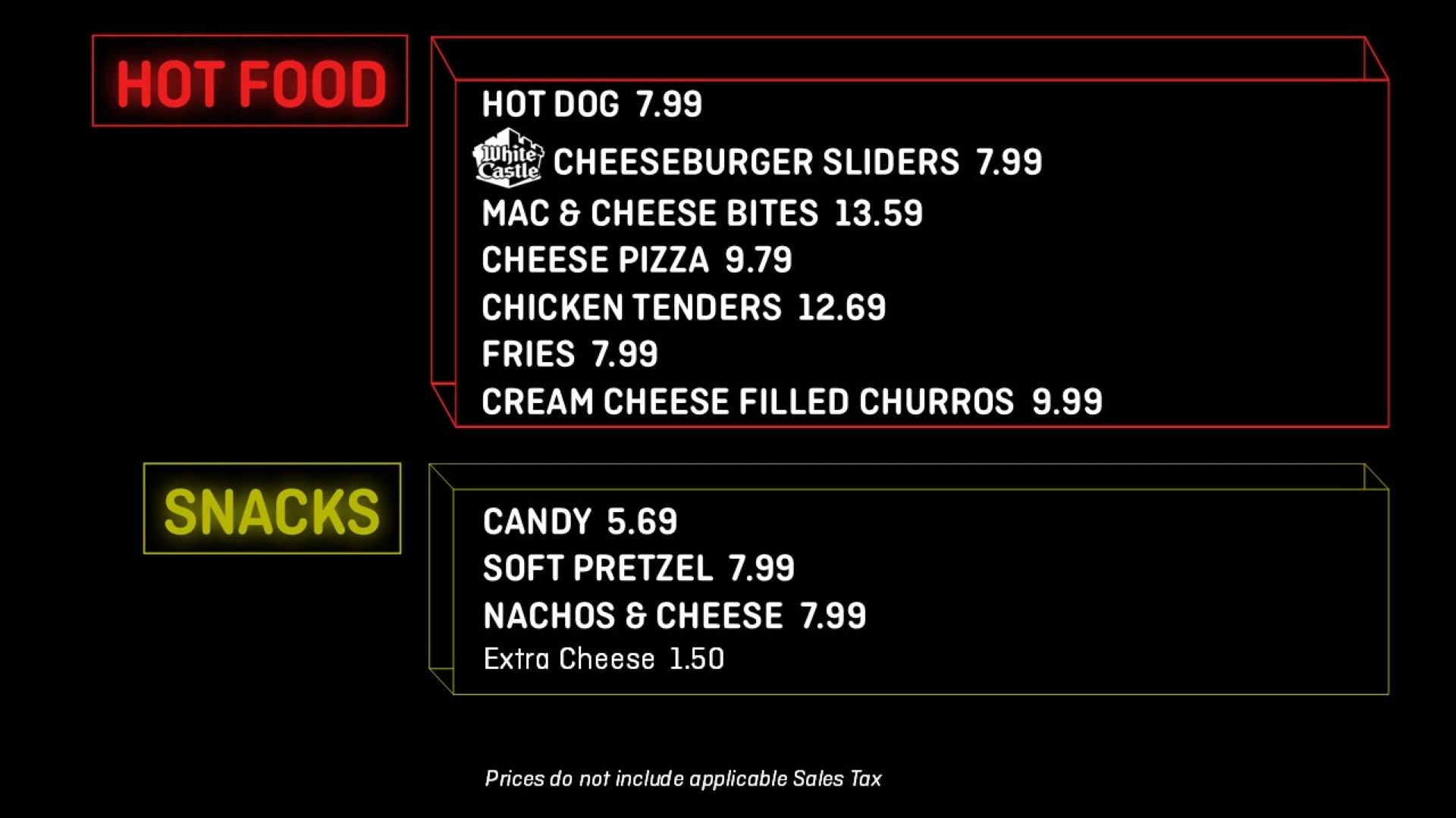 Concession Items