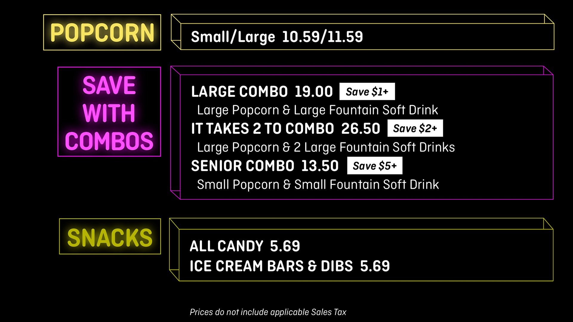 Concession Items