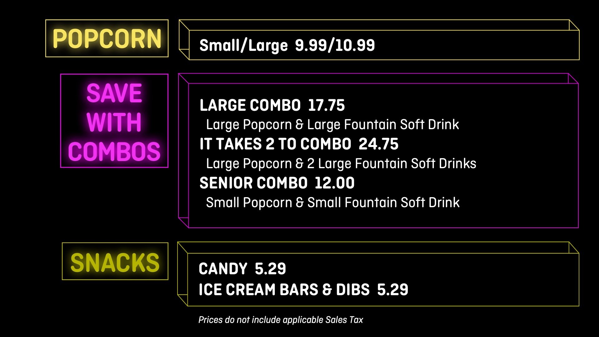 Concession Items