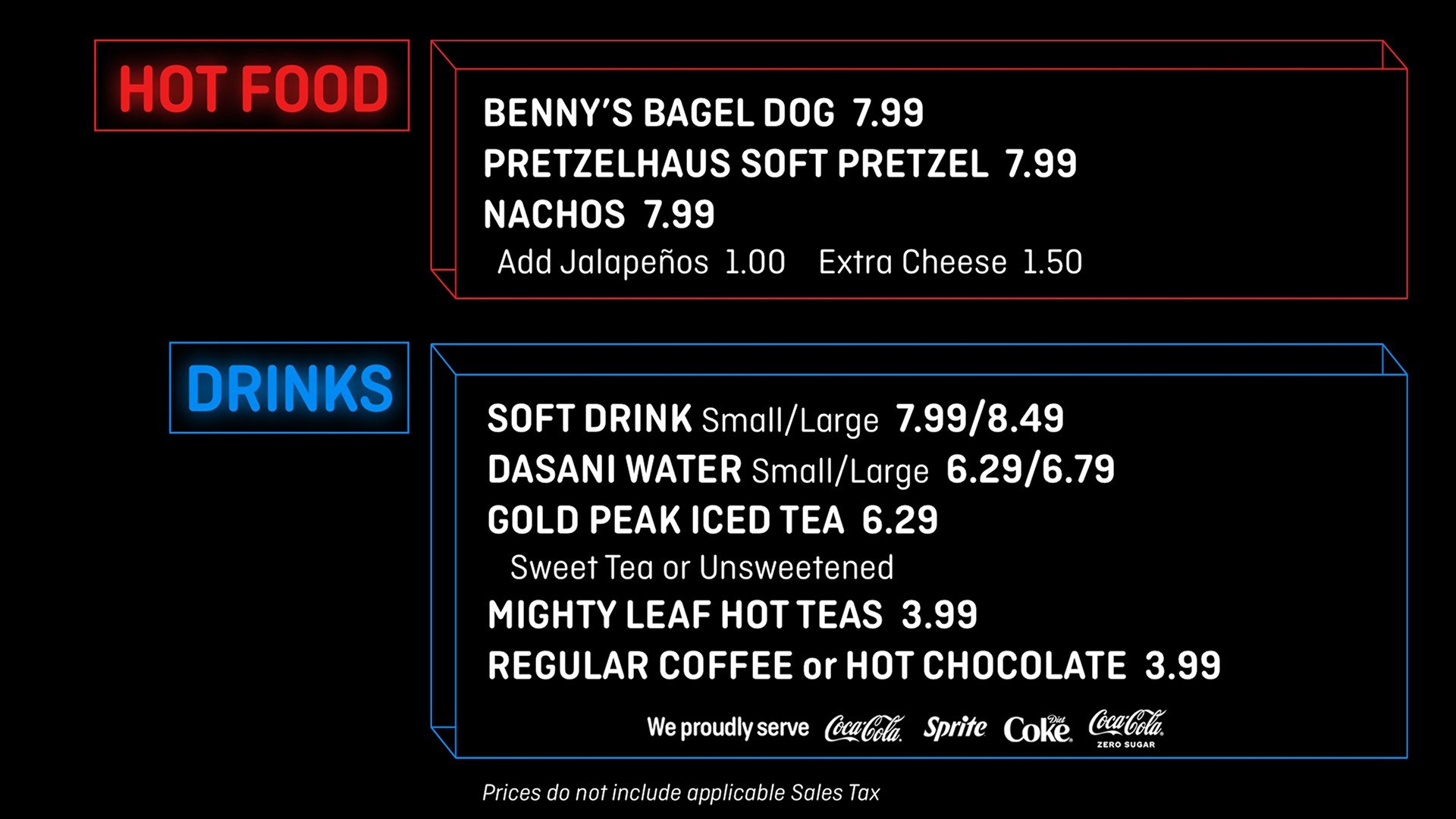 Concession Items