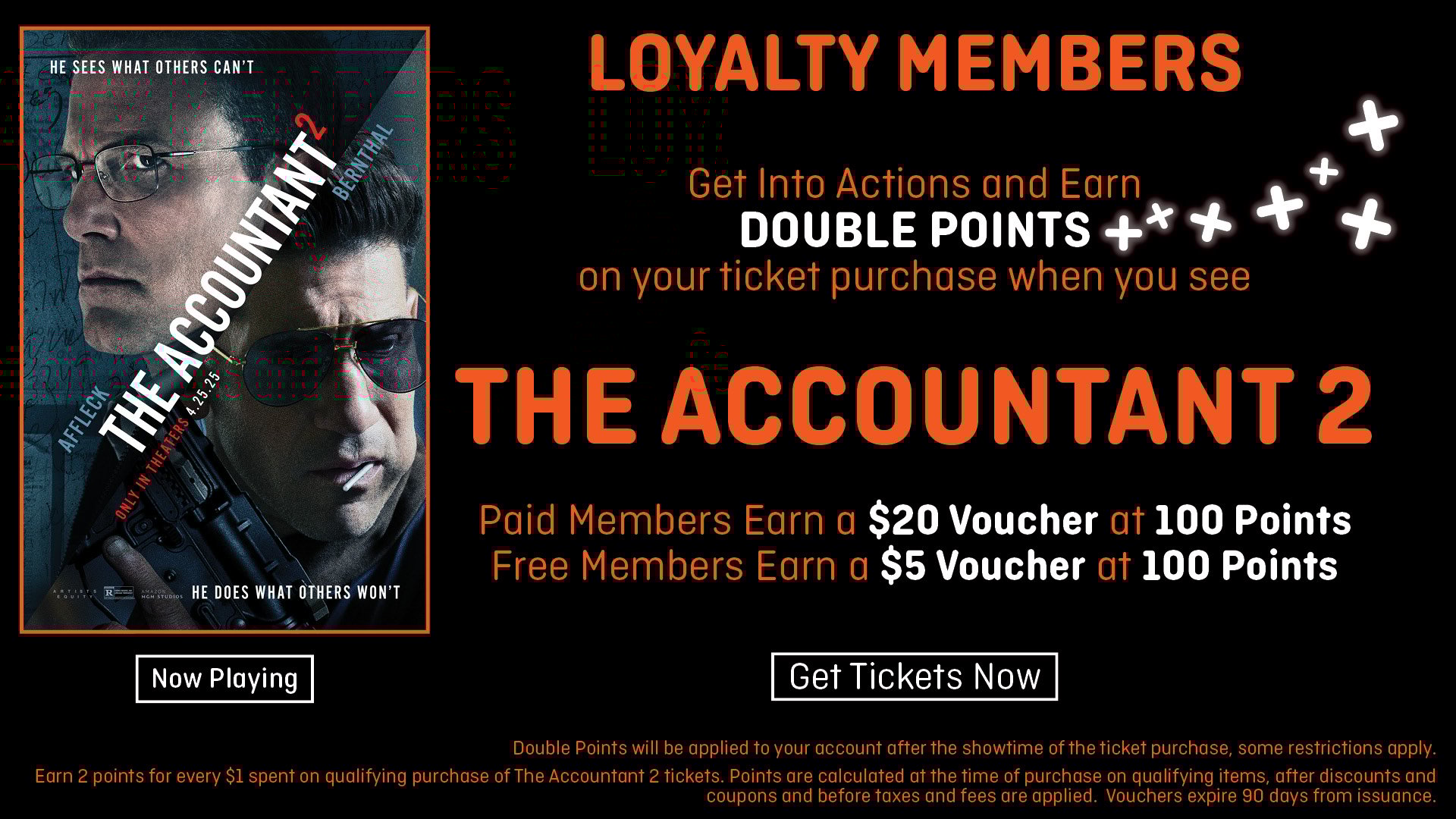 Double Points When You See THE ACCOUNTANT 2!