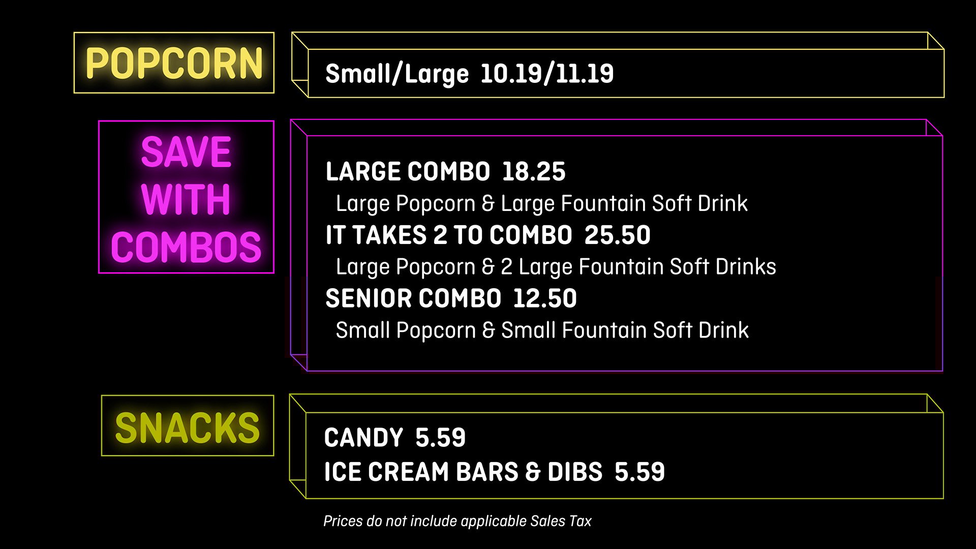 Concession Items