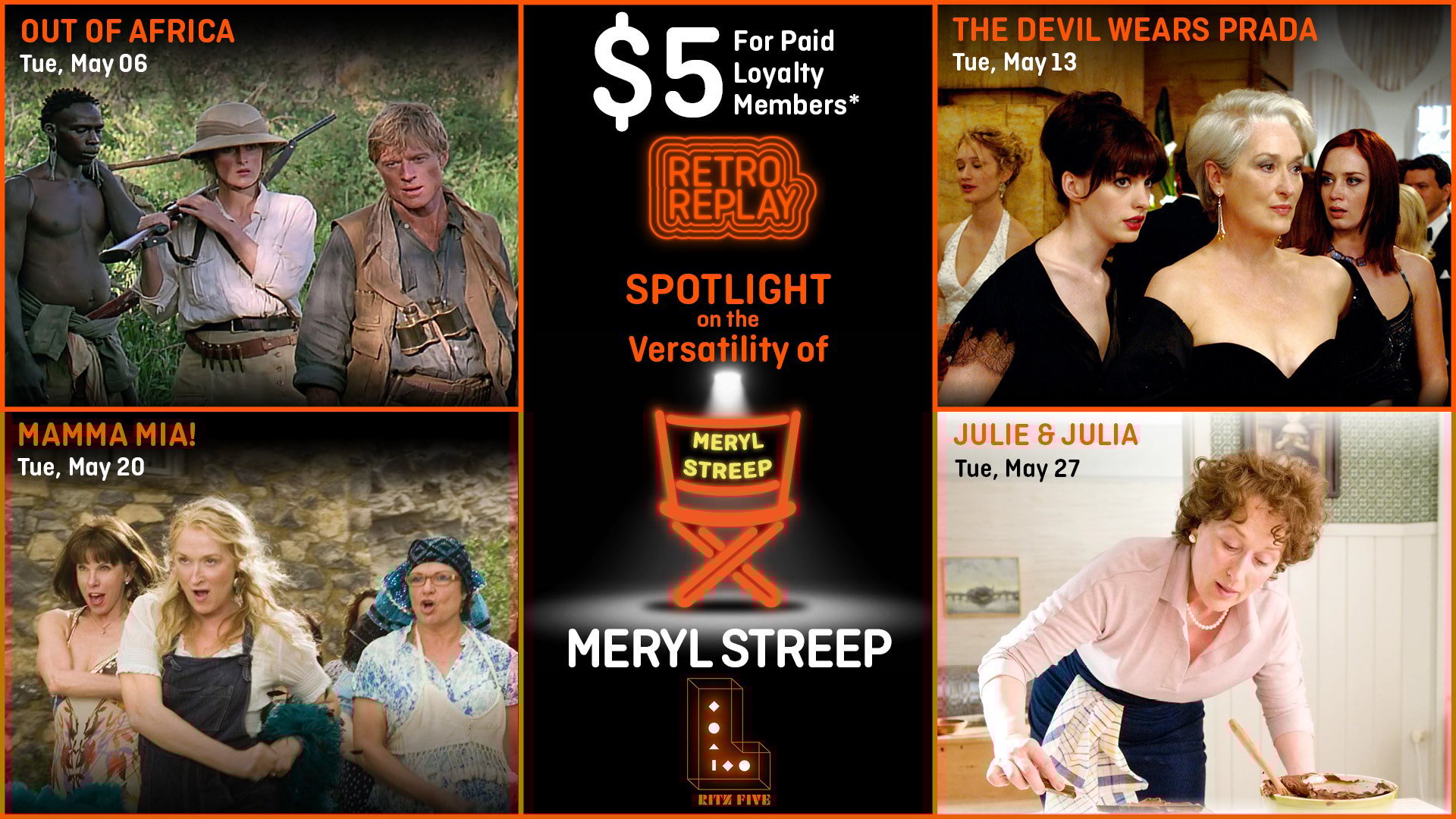 Retro Replay: Spotlight on the Versatility of Meryl Streep - Ritz Five