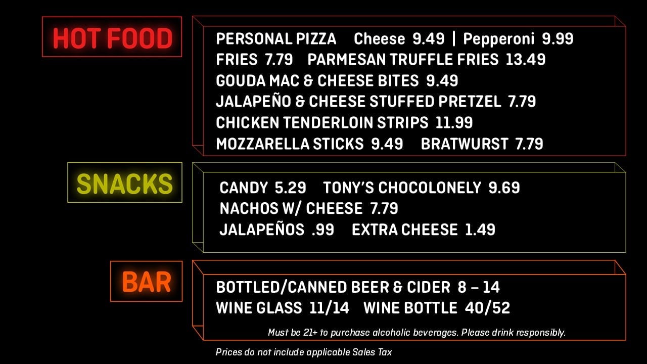 Concession Items