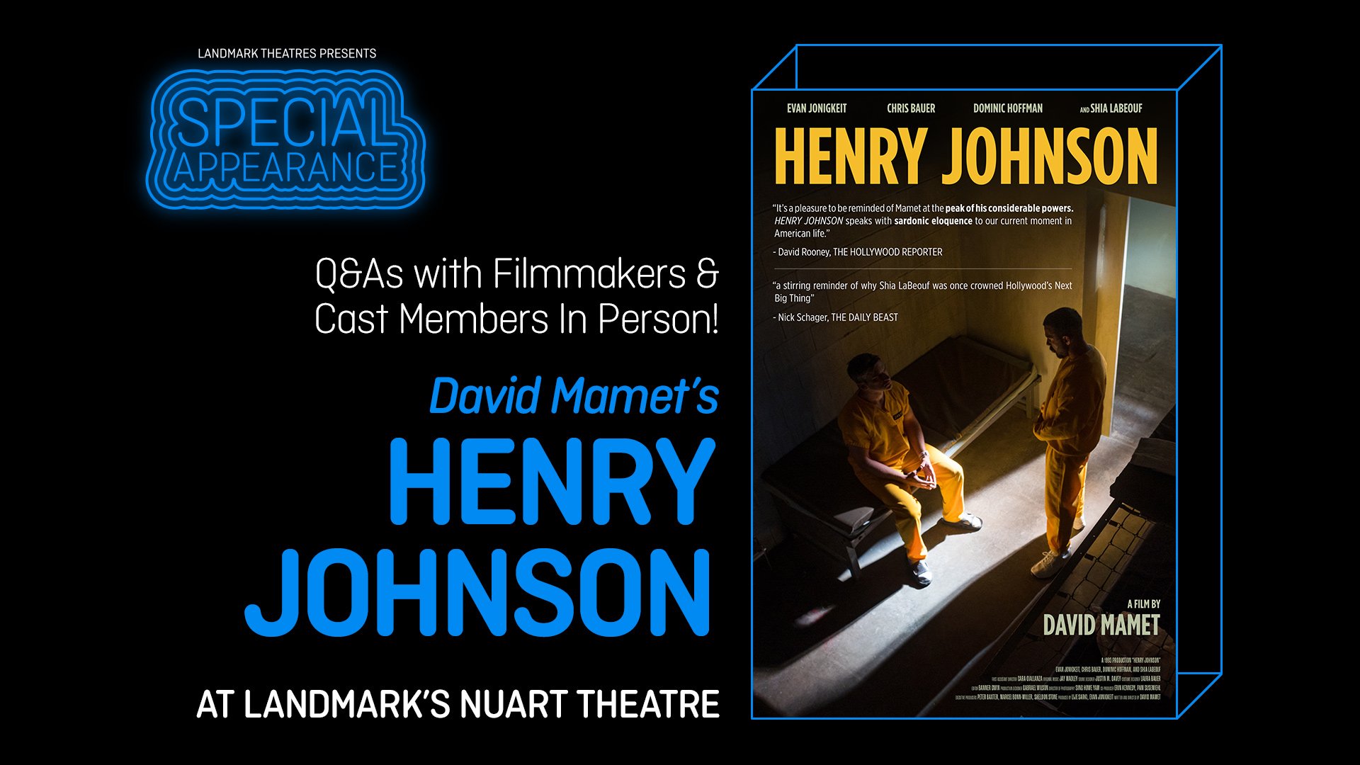 Landmark's Nuart Theatre - Filmmakers & Actors In Person for Q&A
