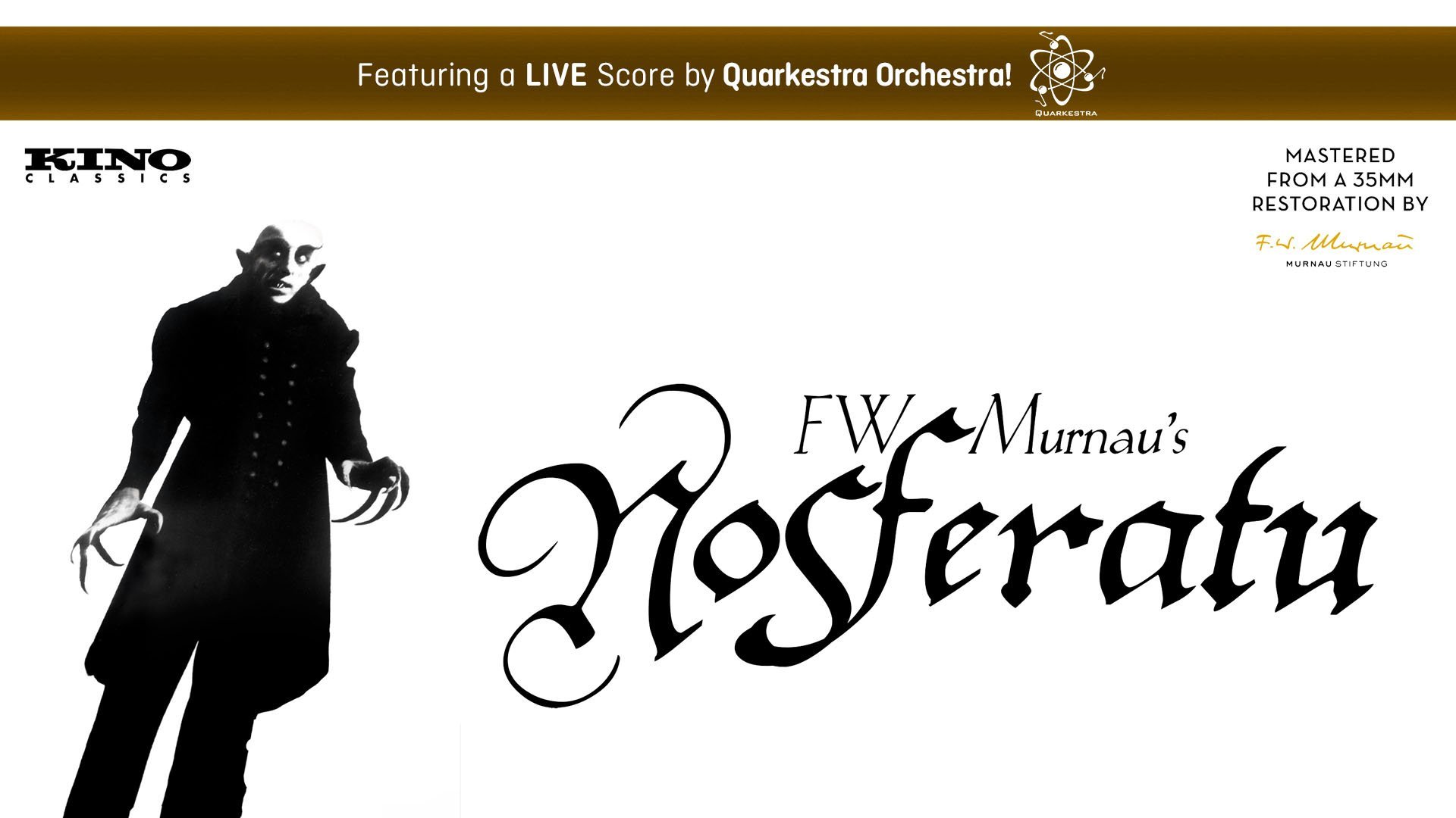 NOSFERATU WITH LIVE QUARKESTRA ORCHESTRA Road Tour 2024!