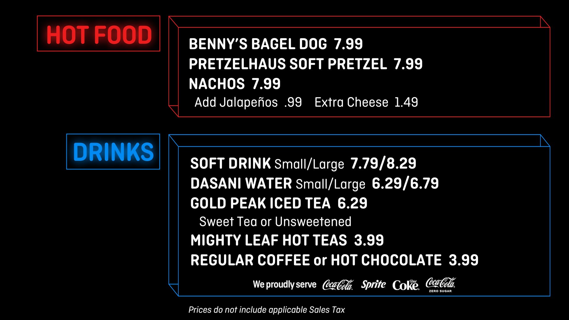 Concession Items